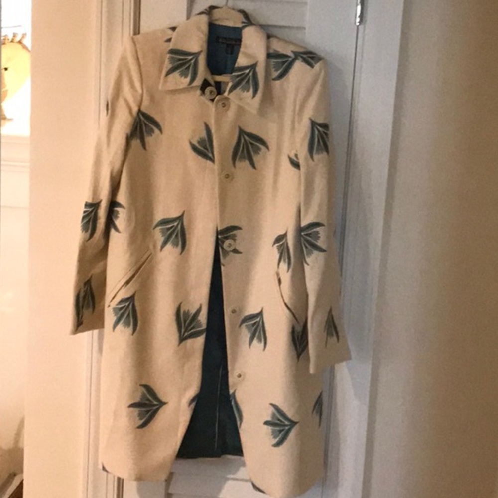 Brooke Brothers Embroidered Coat.Never worn